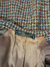 Load image into Gallery viewer, Original 1930&#39;s Single Breasted Walking Suit in Brown, Red, Green, Blue and Mustard Tweed - Bust 38
