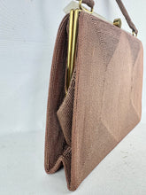 Load image into Gallery viewer, Original 1940's Corde Handbag in Soft Brown with Original Mirror
