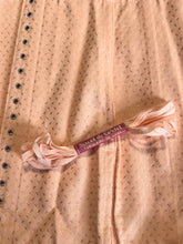 Load image into Gallery viewer, Original 1940&#39;s 1950&#39;s Vintage French Made Peach Damask Boned Corset - Waist 34 *
