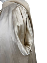Load image into Gallery viewer, Original Late 1940's Early 1950's Cream Wool Coat with Single Button Closure - Bust 44 46
