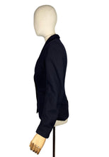 Load image into Gallery viewer, Original 1930's Dark Blue Single Breasted Wool Sports Jacket by Matita - Bust 36 *
