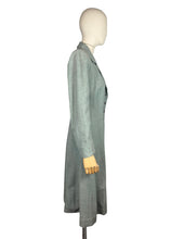 Load image into Gallery viewer, Original 1940’s CC41 Marlbeck Single Breasted Wool Coat In Grey and Black - Bust 36 *
