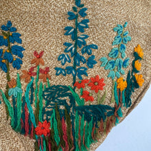 Load image into Gallery viewer, Original Early 20th Century 1910 Embroidered Hessian Bag - Beautiful Antique Handbag
