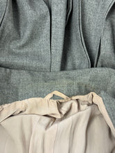 Load image into Gallery viewer, Original 1940&#39;s Grey Wool Princess Coat with Gorgeous Back Detail - Bust 36 37
