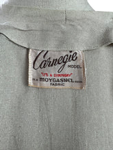 Load image into Gallery viewer, Original 1940&#39;s or 1950&#39;s Moygashel Linen Summer Suit with Beading and Soutache - Bust 34 35 *
