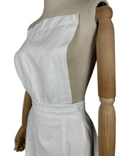Load image into Gallery viewer, Vintage White Cotton Nurses Uniform Apron - No.1
