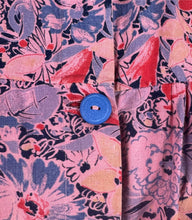Load image into Gallery viewer, Original 1940's CC41 Pink Floral Cotton Smock - Bust 38 40 42 *
