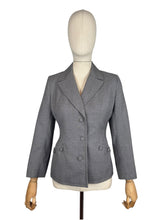 Load image into Gallery viewer, Original 1940's Grey Wool Single Breasted Jacket by F.A.Brackley - Bust 34 36 *
