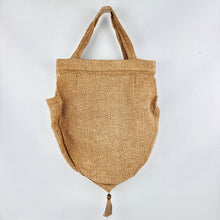 Load image into Gallery viewer, Original Early 20th Century 1910 Embroidered Hessian Bag - Beautiful Antique Handbag
