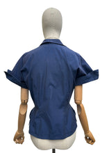 Load image into Gallery viewer, Original 1940's 1950's Navy Blue Jacket by IKE CLARKE Dallas - Bust 36 37
