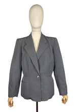 Load image into Gallery viewer, Original 1940s or 1950's Volup Grey Stripe Wool Single Breasted Jacket by Keldore - Bust 40 42
