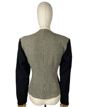 Load image into Gallery viewer, Original 1940’s Gimbel Brothers Black and White Check Jacket - Bust 36 38
