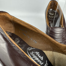 Load image into Gallery viewer, Original 1940’s Chocolate Brown Leather Shoes - UK Size 5 5.5
