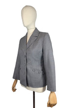 Load image into Gallery viewer, Original 1940's Grey Wool Single Breasted Jacket by F.A.Brackley - Bust 34 36 *
