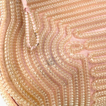 Load image into Gallery viewer, Original 1940&#39;s Clear and Pastel Pink Telephone Cord Handbag
