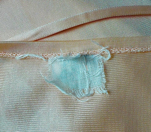 Original 1940’s Pale Pink CC41 Celanese Slip with Applique - Bust 32 34