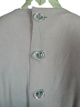 Load image into Gallery viewer, Original 1940's Pale Lilac Crepe Button Back Blouse with Tucked Front - Bust 36

