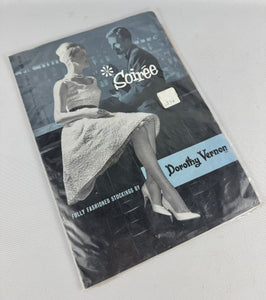 Original Pair of 1950's 1960's Fully Fashioned Soiree Stockings by Dorothy Vernon