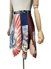 Load image into Gallery viewer, Original Home Made 1940&#39;s Apron Made from 1940&#39;s Ties with Dogs, Leaves, Birds and Boats
