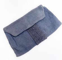 Load image into Gallery viewer, Original 1940&#39;s Home Made Clutch Bag in RAF Blue - As Is

