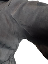 Load image into Gallery viewer, Original 1950's Heavy Black Silk Long Sleeved Dress with Pockets - Bust 34

