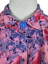 Load image into Gallery viewer, Original 1940's CC41 Pink Floral Cotton Smock - Bust 38 40 42 *
