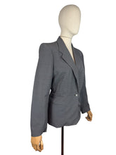 Load image into Gallery viewer, Original 1940s or 1950's Volup Grey Stripe Wool Single Breasted Jacket by Keldore - Bust 40 42
