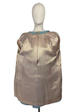 Load image into Gallery viewer, Original 1940&#39;s Wool Jacket in Soft Blue with Studded Cuffs and Pockets - Bust 36 38
