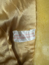 Load image into Gallery viewer, Original 1950&#39;s Blonde Faux Fur Jacket with Large Shawl Collar - Bust 38 40
