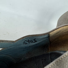 Load image into Gallery viewer, Original 1940’s Grey Suede and Leather Lace-up Shoes - UK 5 or 5.5
