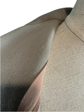 Load image into Gallery viewer, 1940's Single Breasted Light Brown Wool Jacket with Two-tone Buttons - Bust 34 35
