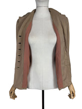 Load image into Gallery viewer, Original 1940's Camel Coloured Single Breasted Jacket - Bust 36
