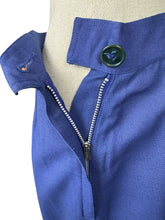 Load image into Gallery viewer, Original 1940&#39;s Hyacinth Blue Fine Linen Skirt Suit by Sacony Palm Beach - Bust 38 40
