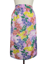 Load image into Gallery viewer, Original Volup 1940's CC41 Rayon Silk Floral Apron by Conquestor
