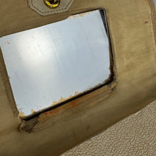 Load image into Gallery viewer, Original 1930's Japanese Painted Leather Tourist Bag with Beautiful Mountains and Temples Scene *
