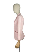 Load image into Gallery viewer, Wounded But Wearable Original 1940's Wonderkool Pale Pink Linen Jacket - Bust 36 37
