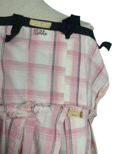 Load image into Gallery viewer, Original 1950&#39;s White and Pink Check Barbie Day Dress with Black Trim - Bust 32 *
