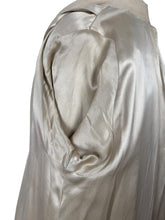 Load image into Gallery viewer, Original Late 1940's Early 1950's Cream Wool Coat with Single Button Closure - Bust 44 46
