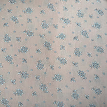 Load image into Gallery viewer, Original 1940&#39;s Peach Floral Crepe Clydella Dressmaking Fabric - 35&quot; x 170&quot;
