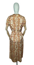 Load image into Gallery viewer, Utterly Fabulous Original 1950&#39;s Greek Themed Novelty Print Belted Dress and Coat Set - Bust 40&quot; *
