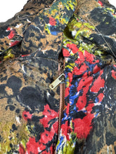 Load image into Gallery viewer, Original 1950's Pure Silk Day Dress in Autumnal Painterly Floral Print - Bust 36
