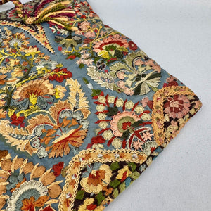 Original Early 20th Century 1910’s 1920’s Silk Embroidered Bag - Beautiful Vintage Handbag