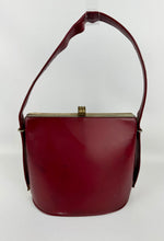 Load image into Gallery viewer, Wounded Original 1950&#39;s St Michael Red Faux Leather Box Bag
