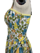 Load image into Gallery viewer, Original 1950&#39;s Floral Cotton Belted Summer Dress with Matching Bolero - Bust 34 35 36 *
