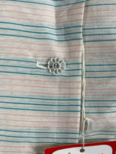 Load image into Gallery viewer, Original 1950&#39;s Deadstock with Tag Le Charme Pink and Blue Stripe Blouse - Bust 34&quot; *
