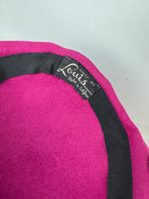 Load image into Gallery viewer, Original 1940’s Magenta Pink Felt Hat with Large Bow Trim by Louis of California

