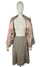 Load image into Gallery viewer, Original 1940&#39;s Green and Burgundy Check Wool Suit by Dorchester - Bust 38 40
