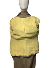 Load image into Gallery viewer, Original 1940’s American Made Lightwool Wool Check Suit in Dull Mustard and Brown - Bust 40 42
