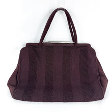 Load image into Gallery viewer, Original 1930's or 1940's Burgundy Crepe Handbag and Coin Purse with Corde Style Detailing *
