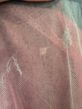 Load image into Gallery viewer, Original 1950&#39;s Purple and Pink Net Evening Dress with Scallop Detail - Bust 32 *
